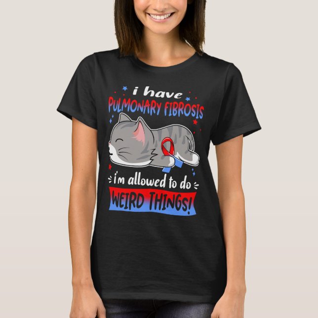 Pulmonale Fibrose Sensibilisierung Monat Band Gesc T-Shirt (Vorderseite)
