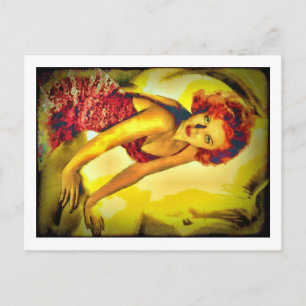 "Pulp Cover" Lana Turner Postkarte