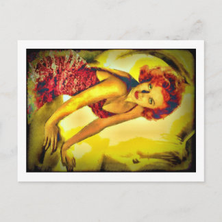 "Pulp Cover" Lana Turner Postkarte