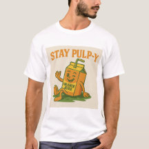 Pulp-y bleibe - Retro-Juice-T-Shirt
