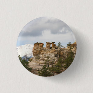 Pulpit Rock mit Pikes Peak Button