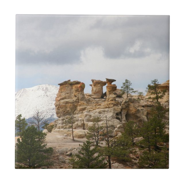 Pulpit Rock mit Pikes Peak Fliese (Vorderseite)