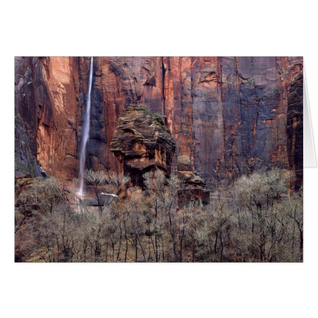 Pulpit und flüchtiger Wasserfall (Vorderseite (Horizontal))