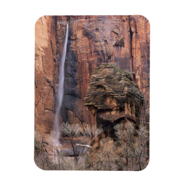 Pulpit und flüchtiger Wasserfall Magnet (Vertikal)