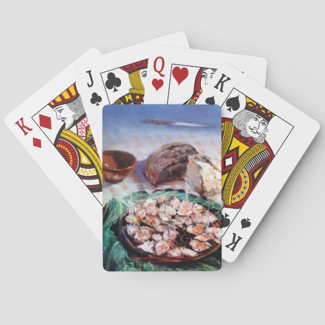 Pulpo a la gallega/Polbo á feira/Galizischer Oktop Spielkarten (Rückseite)