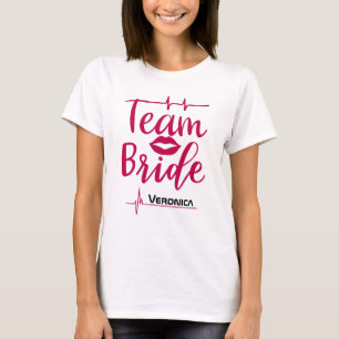 Puls der Party: Team Braut T-Shirt