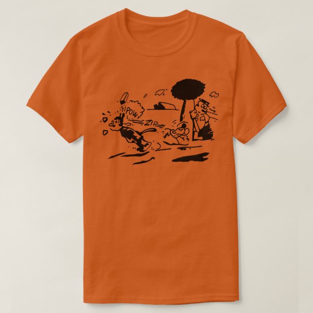 Puls Fiktion Jules Krazy Kat Pillow T-Shirt (Design vorne)