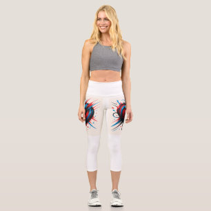 "Puls Pop Capri Leggings - Kunst in jedem Schritt"