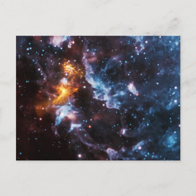 Pulsar Neutron Star Galaxy Image Postkarte (Vorderseite)