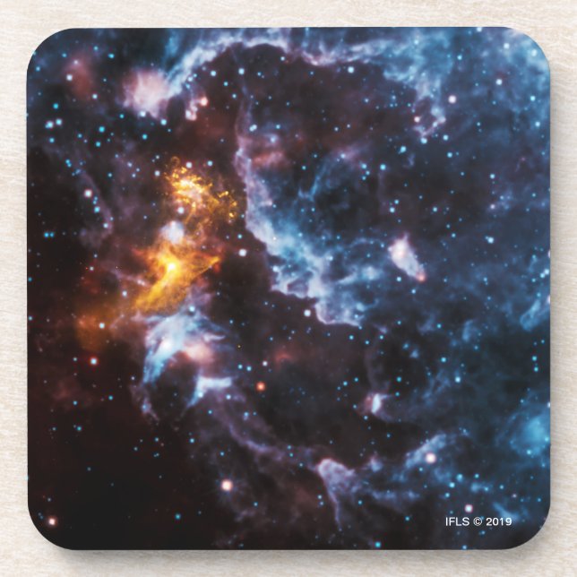 Pulsar-Neutron-Stern-Galaxie-Bild Getränkeuntersetzer (Vorderseite)
