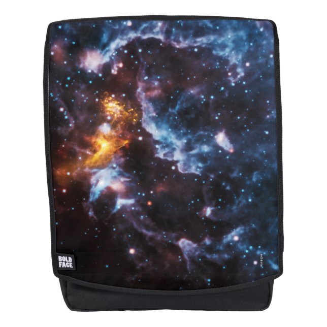 Pulsar-Neutron-Stern-Galaxie-Bild Rucksack (Vorderseite)