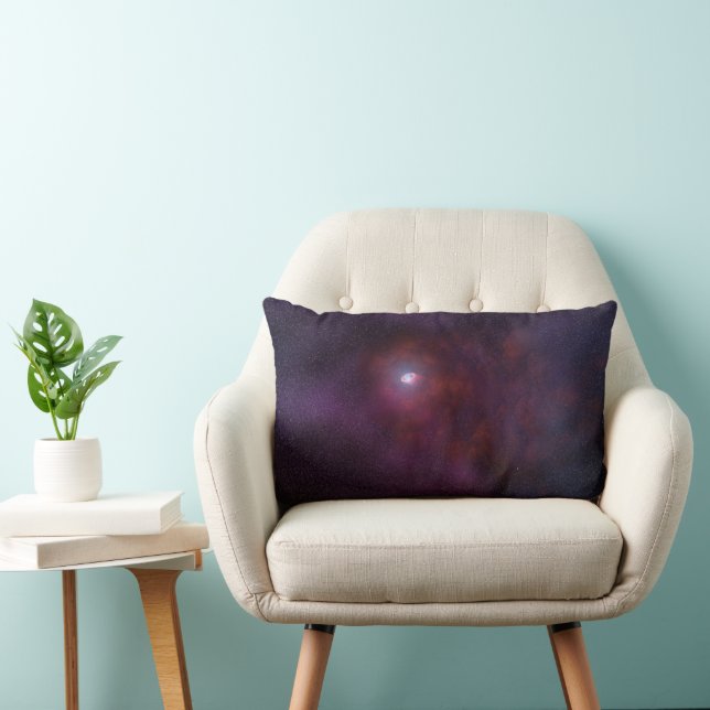 Pulsar windet von einem Neutronenstern. Lendenkissen (Stuhl )