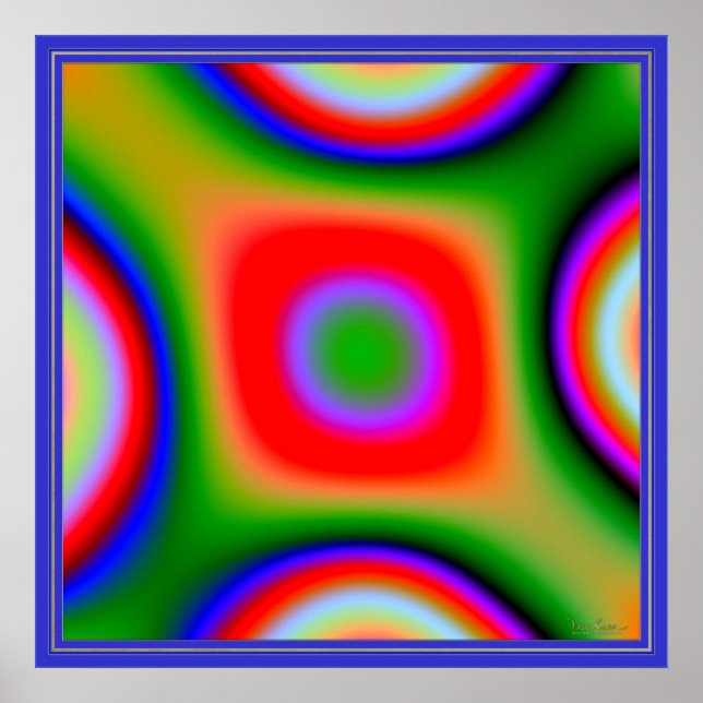 Pulsating Color Combination Poster (Vorne)