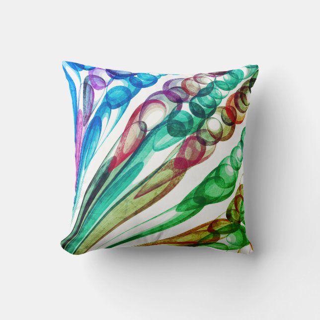 Pulsblasen-Spaß / Greenleaf / Kissen (Vorderseite)