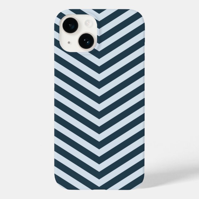 Pulse Point Bold & Blau Case-Mate iPhone 14 Hülle (Rückseite)