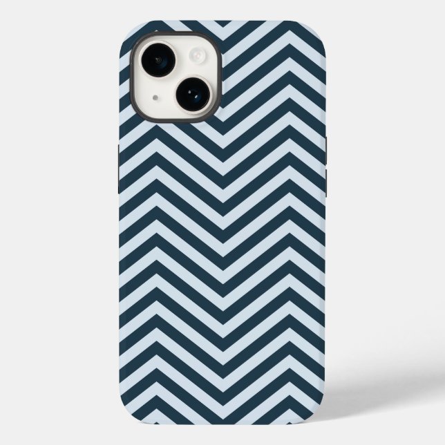 Pulse Point Bold & Blau Case-Mate iPhone 14 Hülle (Rückseite)