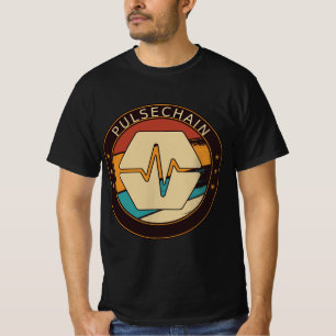 PulseChain PLS Vintager Crypto Retro Art Cryptocur T-Shirt