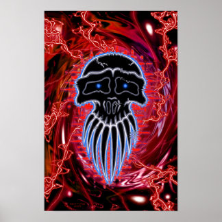 Pulsrotes Design Poster