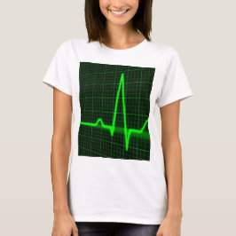 Pulsspurmuster T-Shirt