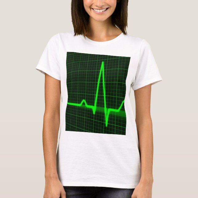 Pulsspurmuster T-Shirt (Vorderseite)