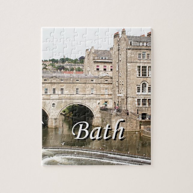 Pulteney Bridge, Avon River, Bath, England 2 (Vertikal)