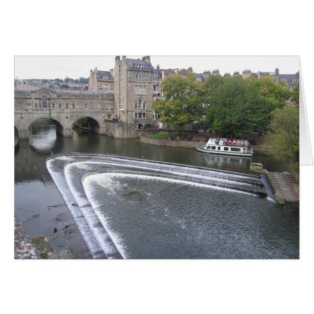 Pulteney Brücke über dem Fluss Avon (Vorderseite (Horizontal))