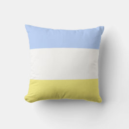 Pulver Blau und Buttercup Gelb Kissen Für Draußen