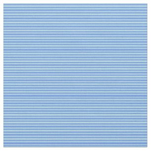 Pulver Blau und Cornflower Blau farbige Linien Stoff