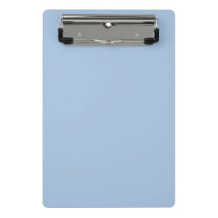 Pulver Blau weich Pastellfarben Mini Klemmbrett