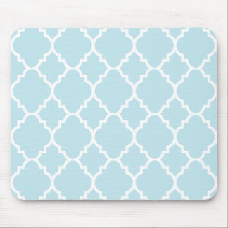 Pulver Blaue Quatrefolie marokkanisches Muster Mousepad