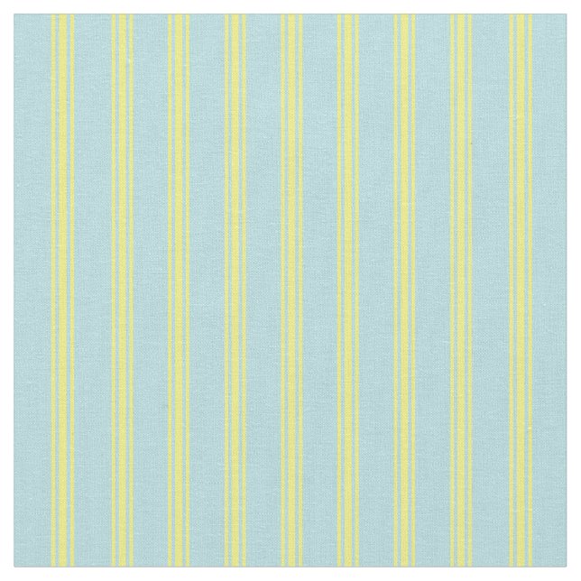 Pulver Blaue und gelbe Muster Stoff (Nahaufnahme)