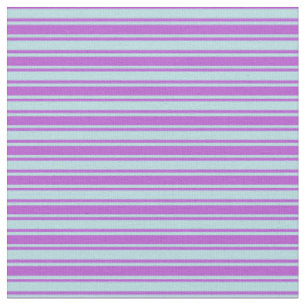 Pulver Blaue und orchid farbige Streifen Stoff