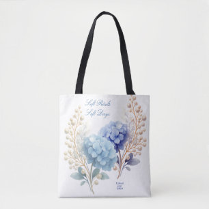 Pulver Blue Hydrangea Wasserfarbe Kundenloyalty Tasche