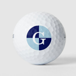 Pulver Blue Navy Blue LG Schachbrett Monogram Golfball