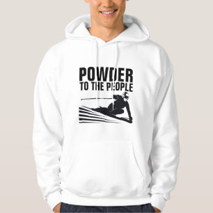 PULVER FÜR DIE LEUTE SKIFAHREN SCHNEE SKI T-Shirts