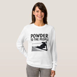 PULVER FÜR DIE MENSCHEN, SKIER-T - Shirt Ski