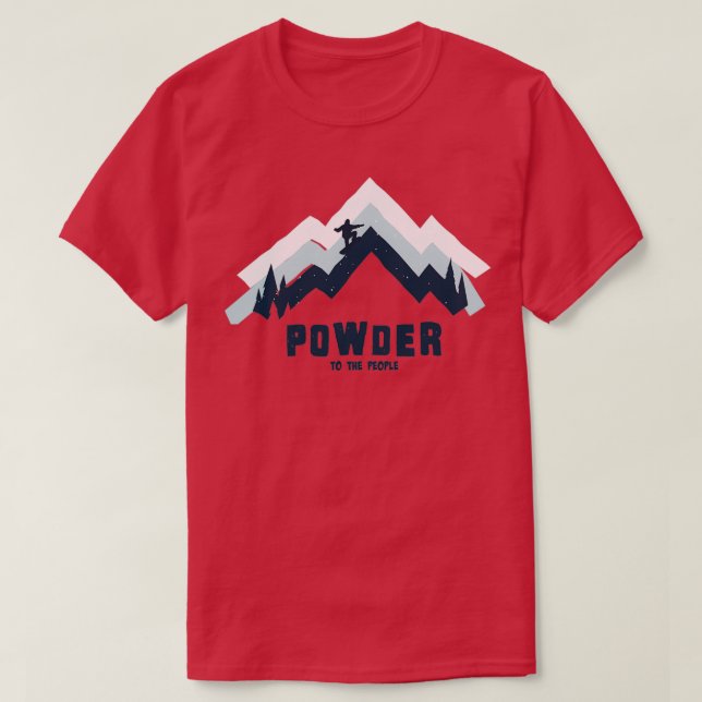Pulver für Menschen 1 T-Shirt (Design vorne)