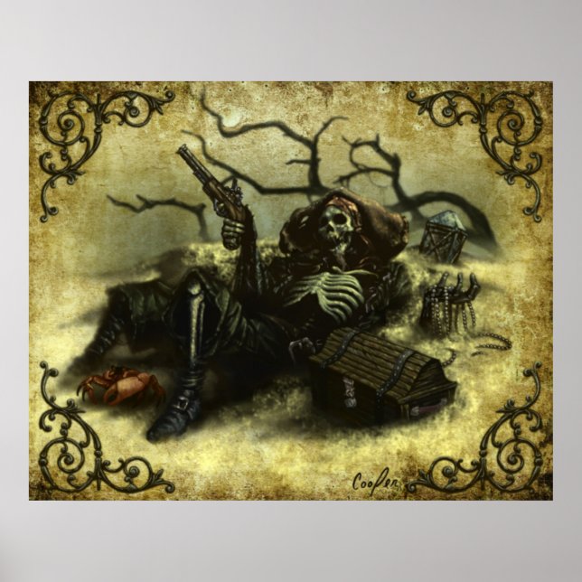"Pulver & Knochen" Poster (Vorne)