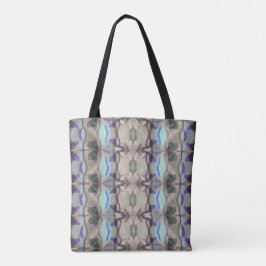 Pulver Lila, grün und blau Abstrakt Tasche