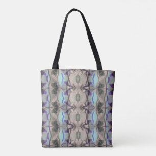 Pulver Lila, grün und blau Abstrakt Tasche