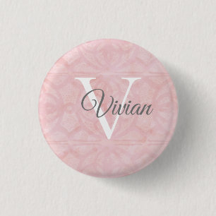 Pulver Pink Button