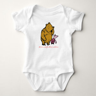 Pulver und Piglet Baby Strampler