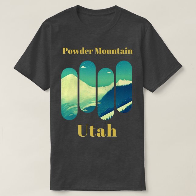 Pulverbergski Utah 2 T-Shirt (Design vorne)