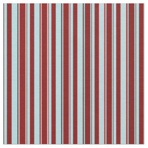 Pulverblau und Maroon Lined/Streifenmuster Stoff