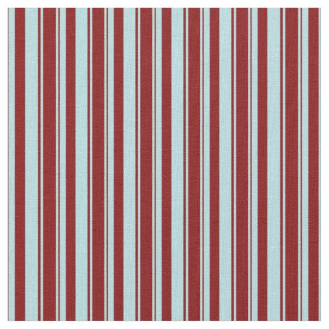 Pulverblau und Maroon Lined/Streifenmuster Stoff (Nahaufnahme)
