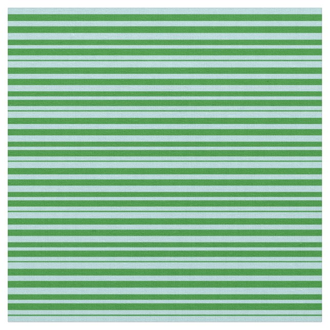 Pulverblaue und waldgrüne Linien Stoff (Nahaufnahme)
