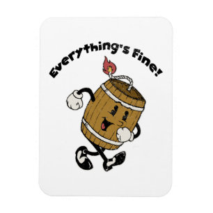 Pulverfass Magnet