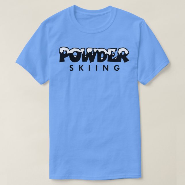Pulverschnee 2 T-Shirt (Design vorne)