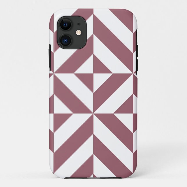 Pum Geometric Deko Cube Pattern Case-Mate iPhone Hülle (Rückseite)