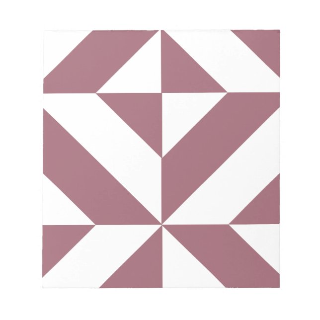 Pum Geometric Deko Cube Pattern Notizblock (Vorderseite)